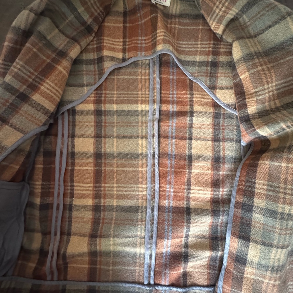 Free People Mari Plaid Double-Breasted Blazer - Picture 5 of 14